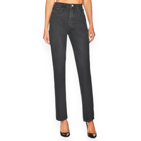 Frame Washed Black "High'N'Tight" Slim Leg Jeans sz 27 - Picture 9 of 11